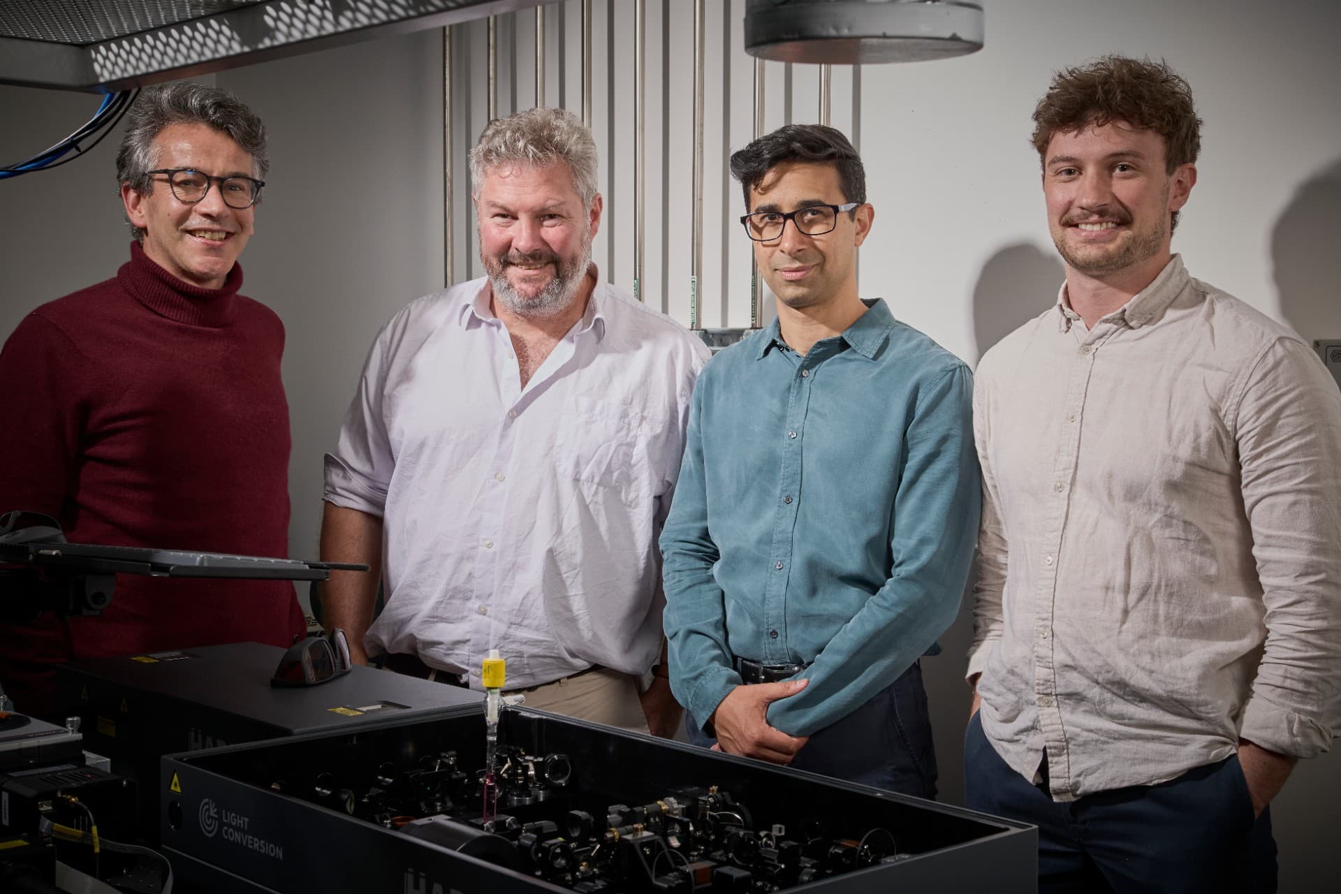 Tým Omega Silicon (zleva): Ned Ekins-Daukes, Tim Schmidt, Murad Tayebjee a Ben Carwithen | Zdroj: UNSW Sydney